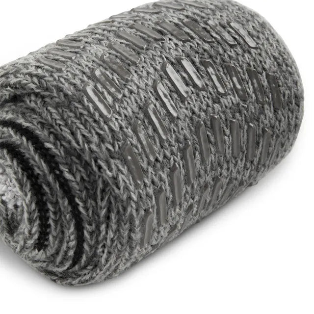 Demdaco Mens Giving Slipper Socks - Gray