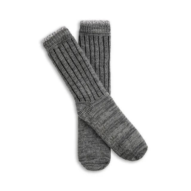 Demdaco Mens Giving Slipper Socks - Gray