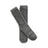 Demdaco Mens Giving Slipper Socks - Gray