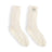 Demdaco Giving Fuzzy Socks - Cream