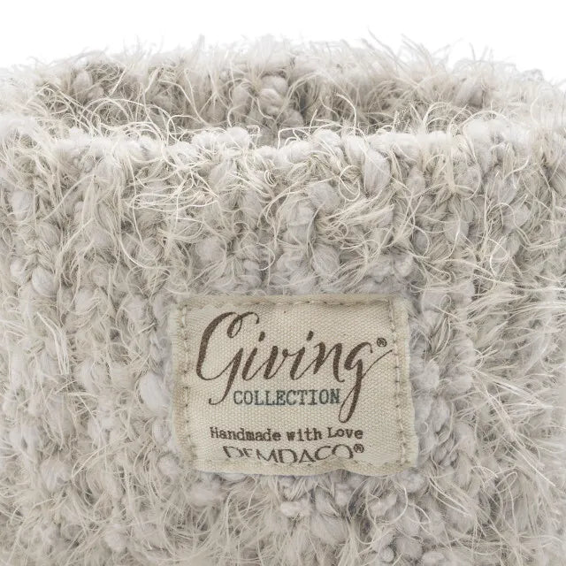 Demdaco Giving Fuzzy Socks - Cream