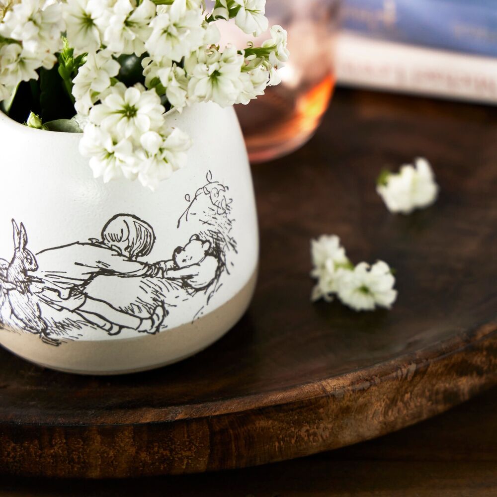 Winnie The Pooh Gifting - Helping Hands Small Cork Lid Canister