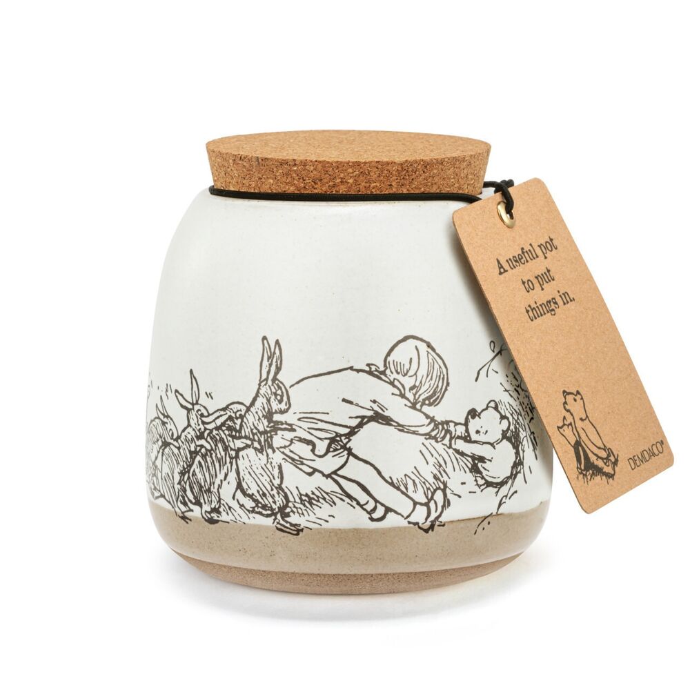 Winnie The Pooh Gifting - Helping Hands Small Cork Lid Canister