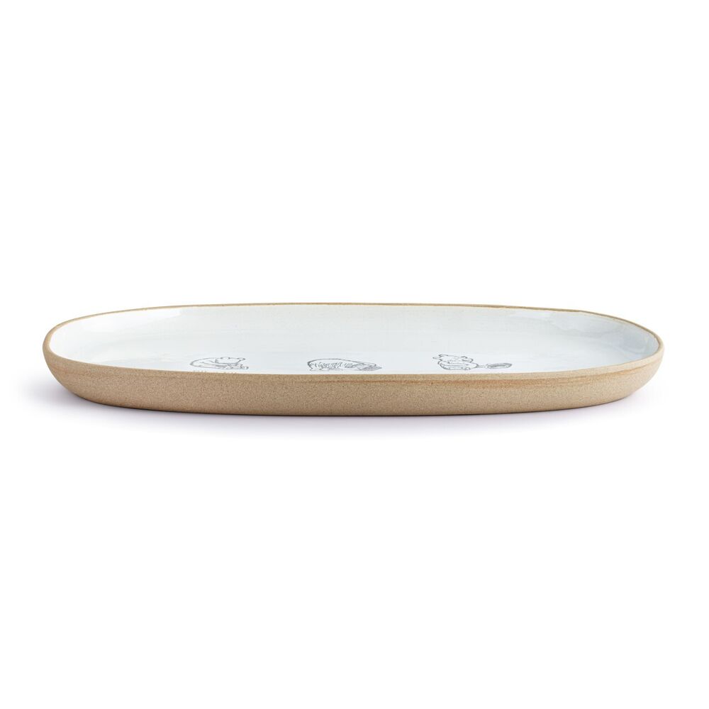 Winnie The Pooh Gifting - Sit a Bit Ceramic Oval Platter