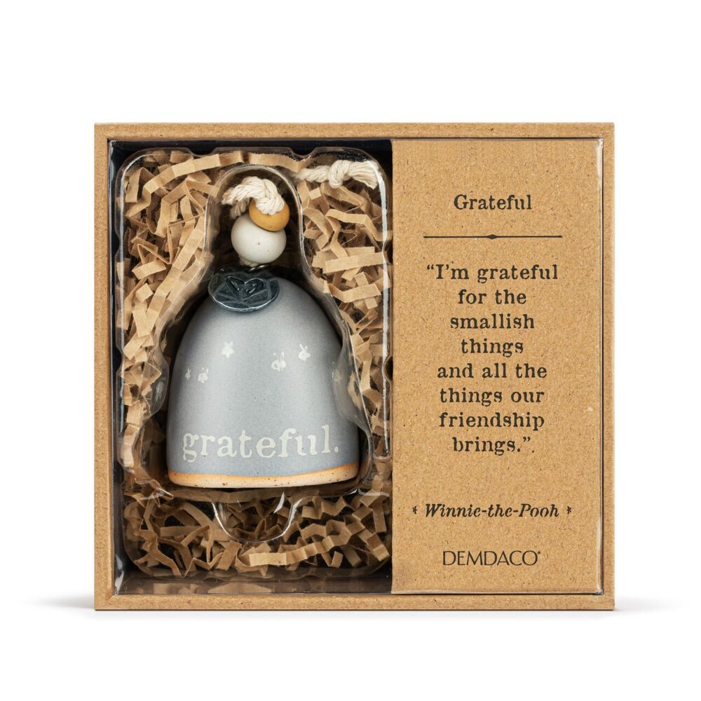 Winnie The Pooh Gifting - Grateful Mini Bell