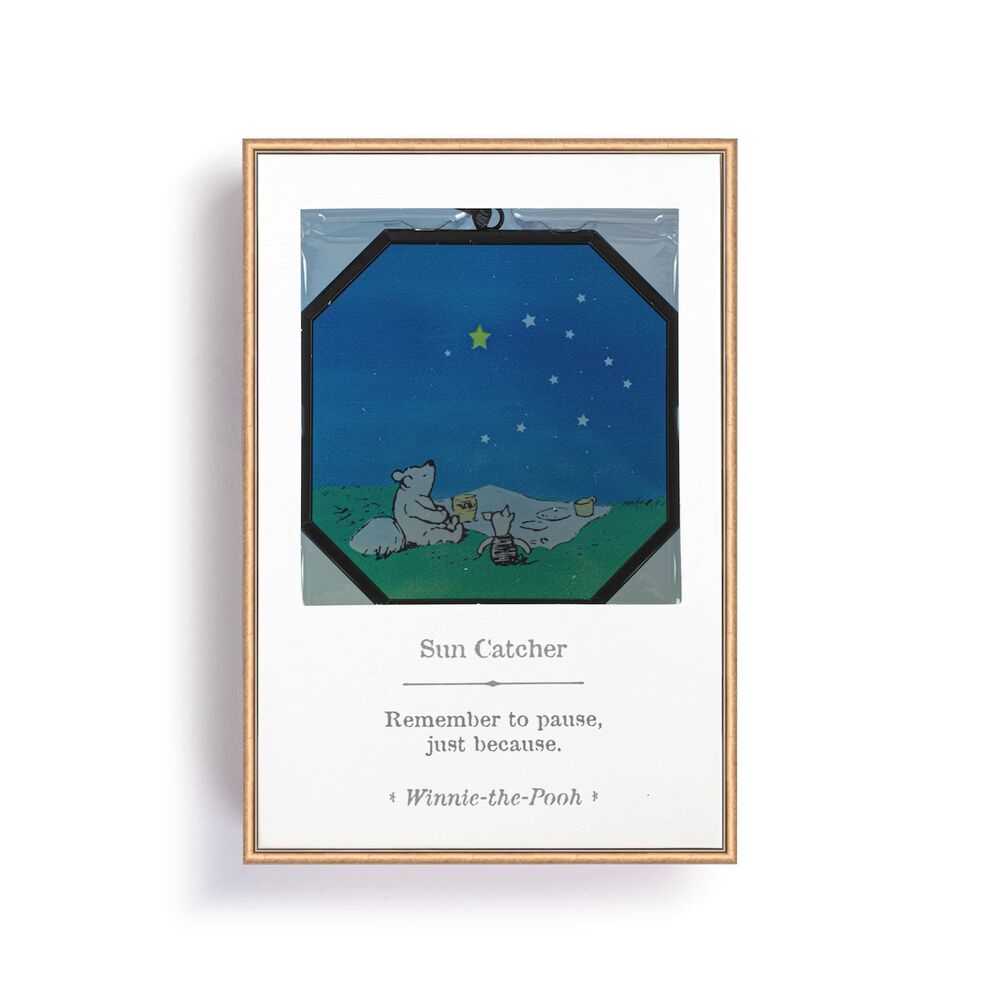 Winnie The Pooh Gifting - Suncatcher - Pause