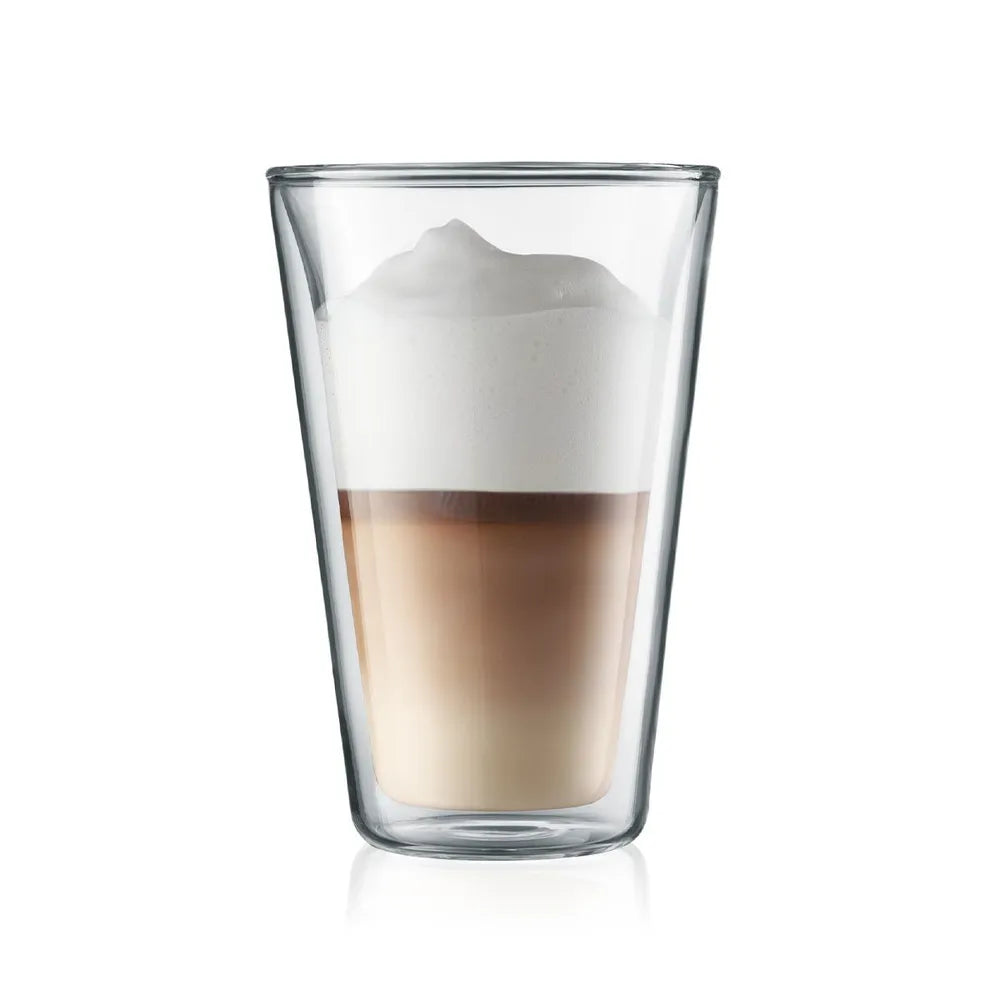 Bodum Glassware - Canteen Double Wall Glasses Large 400mL 6 Pack