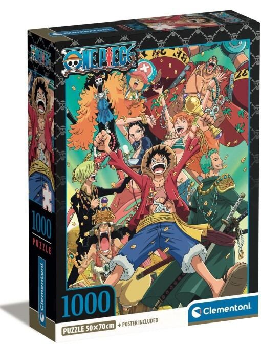 Clementoni Puzzle 1000pc - One Piece