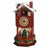 Roman Inc - LED Lighted Musical Christmas Desk Clock With Rotating Nutcracker