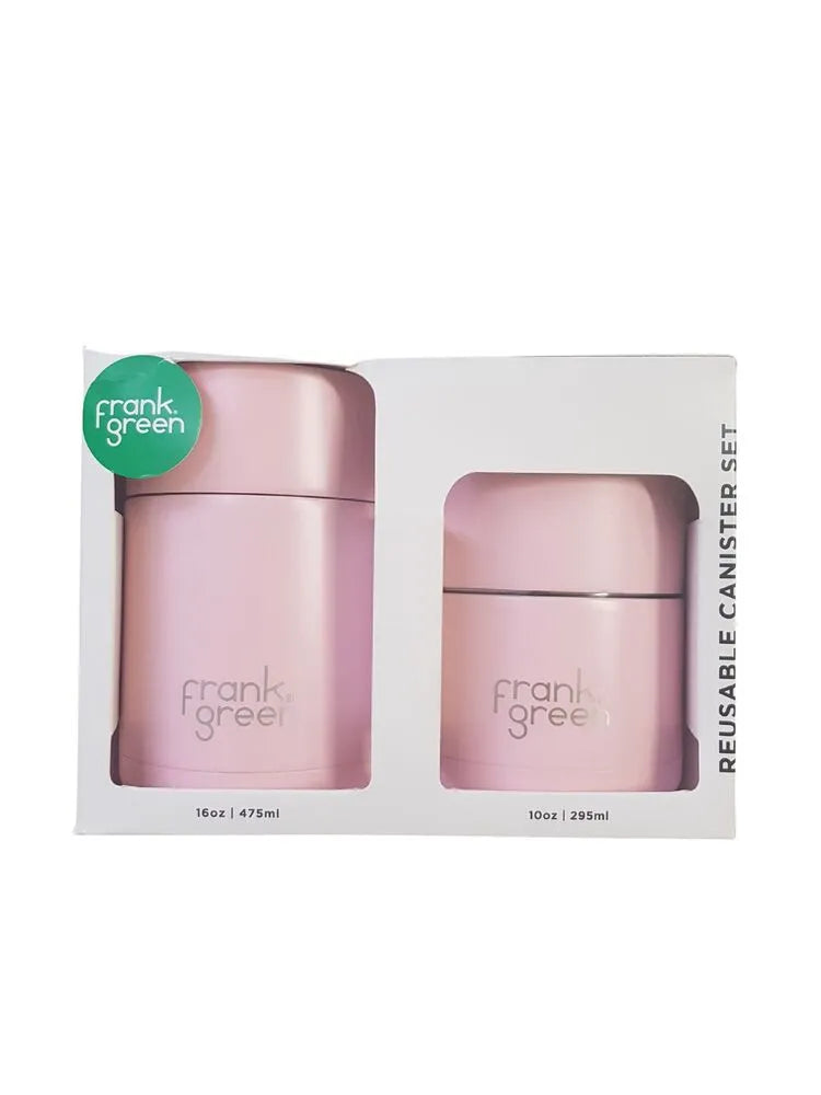 Frank Green Canister Set - Ceramic 295ml & 475ml Blushed