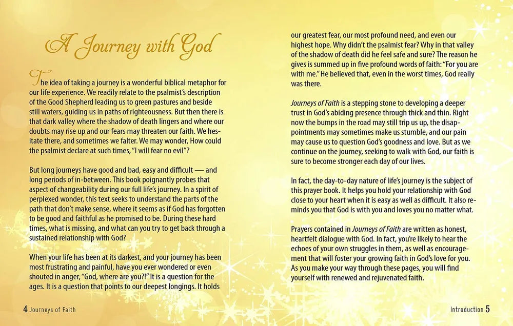 Prayer Book - Journeys Of Faith
