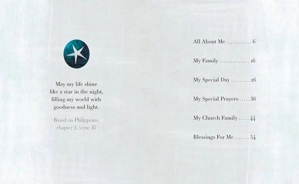 A Christening Gift Prayer and Memory Book