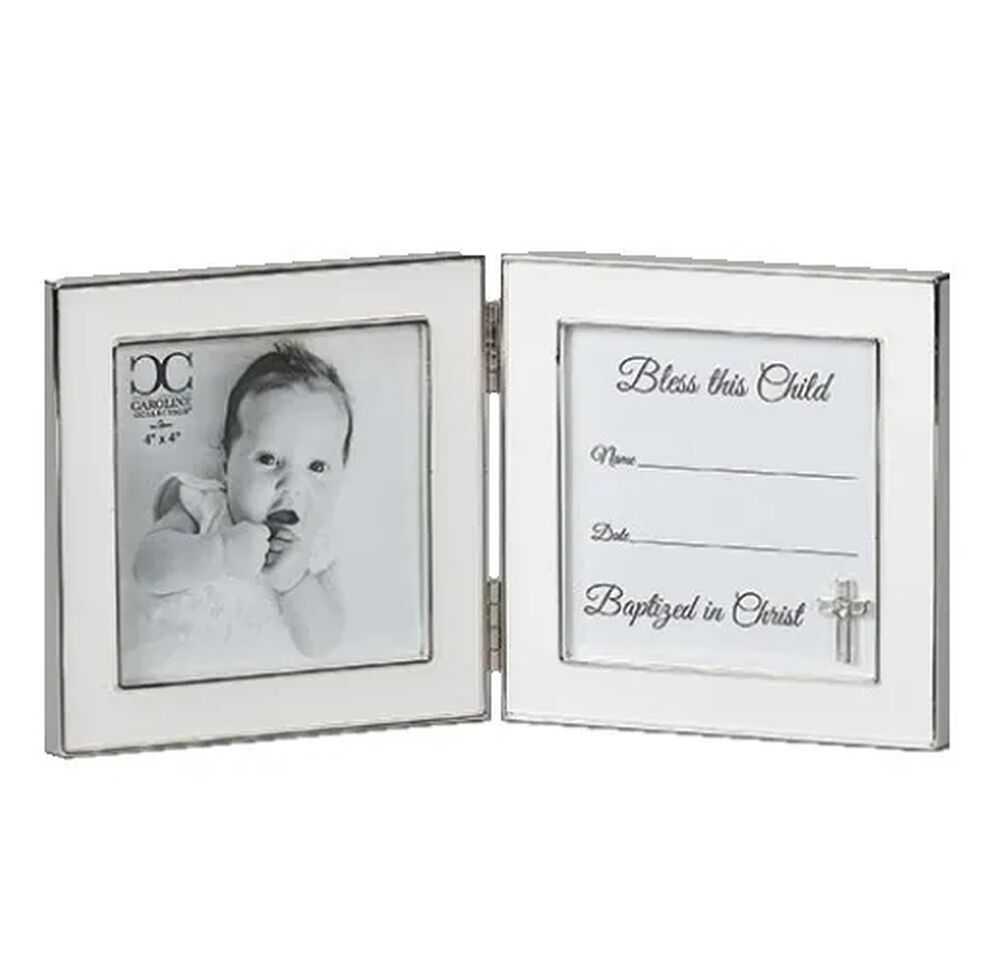 Roman Inc - Hinged Baptism Frame 3.5in x 3.5in