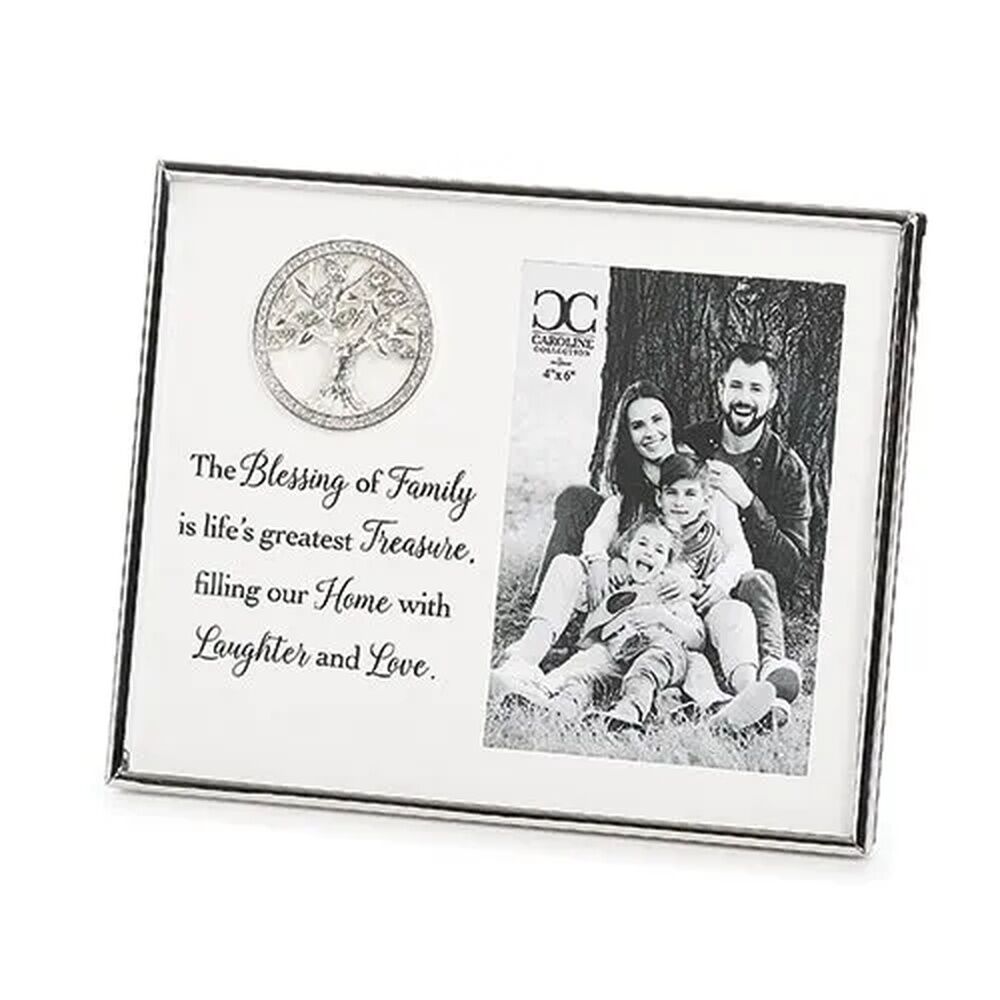 Roman Inc Caroline Collection - Family Tree Photo Frame 4x6in