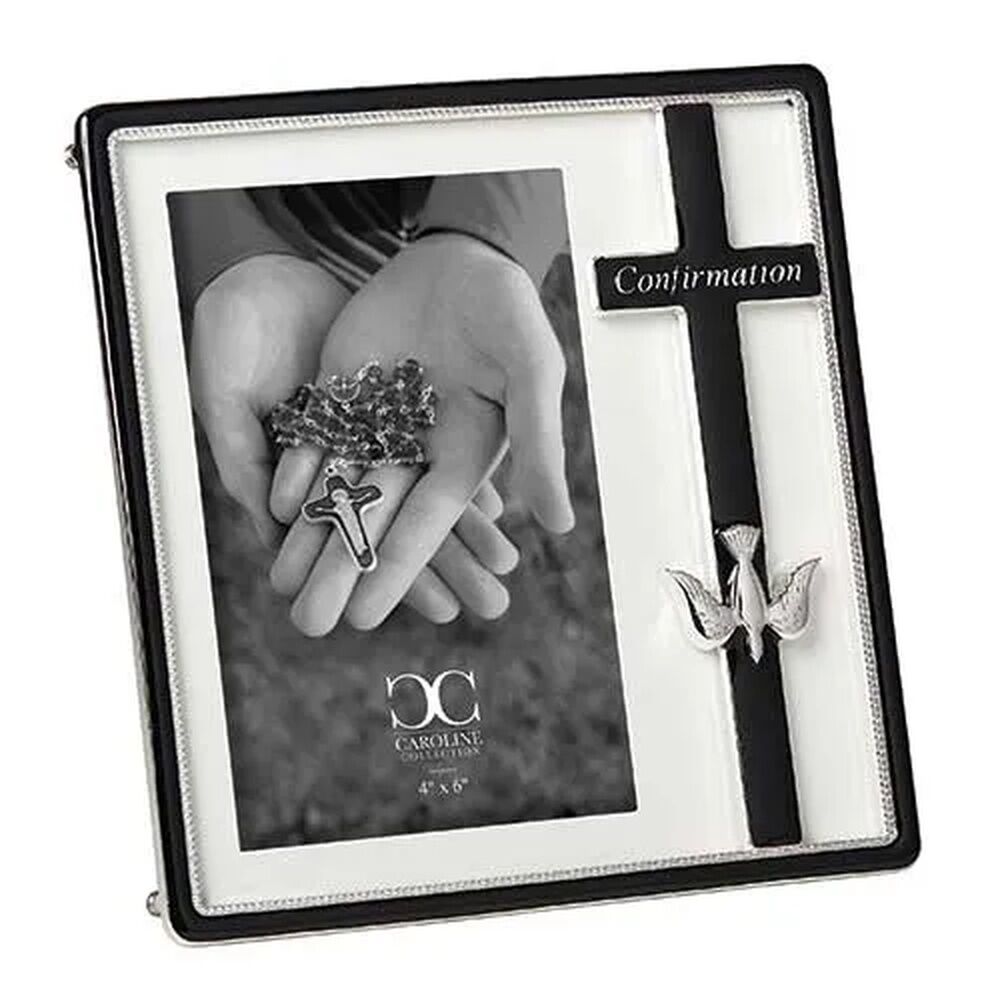 Roman Inc Caroline Collection - Confirmation Photo Frame - Black