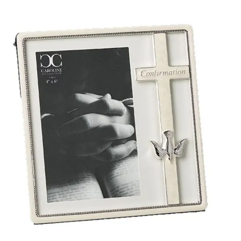 Roman Inc Caroline Collection - Confirmation Photo Frame - White