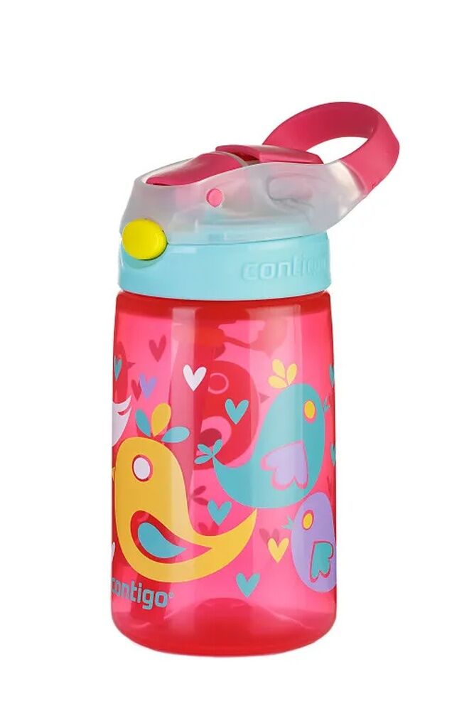 Contigo Kids Drink Bottle Gizmo Flip Autospout - 410ml Birds