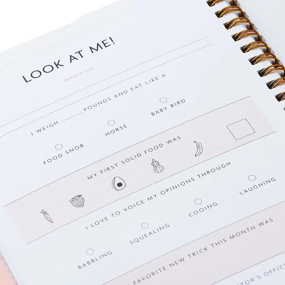 Hallmark Gifts - My First Year Baby Book Pink