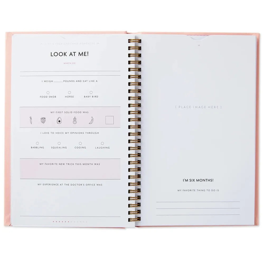 Hallmark Gifts - My First Year Baby Book Pink