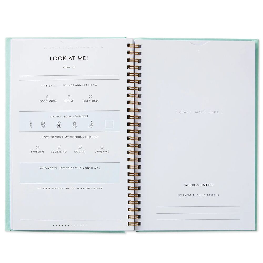 Hallmark Gifts - My First Year Baby Book Blue