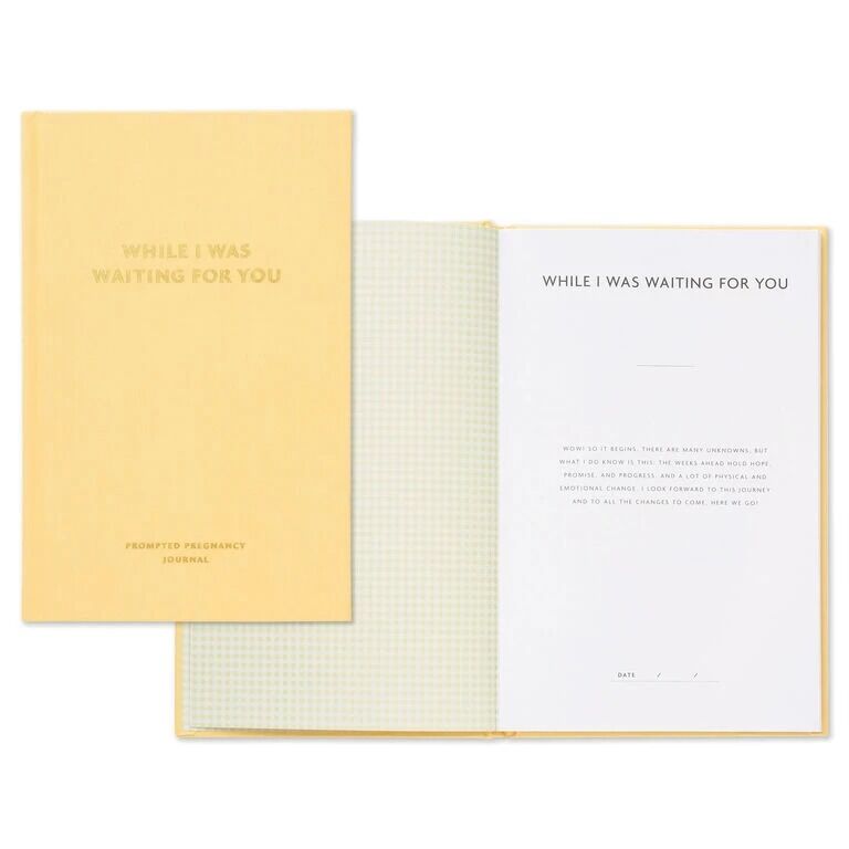 Hallmark Gifts - While I Was Waiting For You Pregnancy Prompt Journal