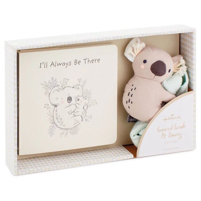 Hallmark Gifts - I'll Always Be There Board Book and Koala Lovey Blanket Set