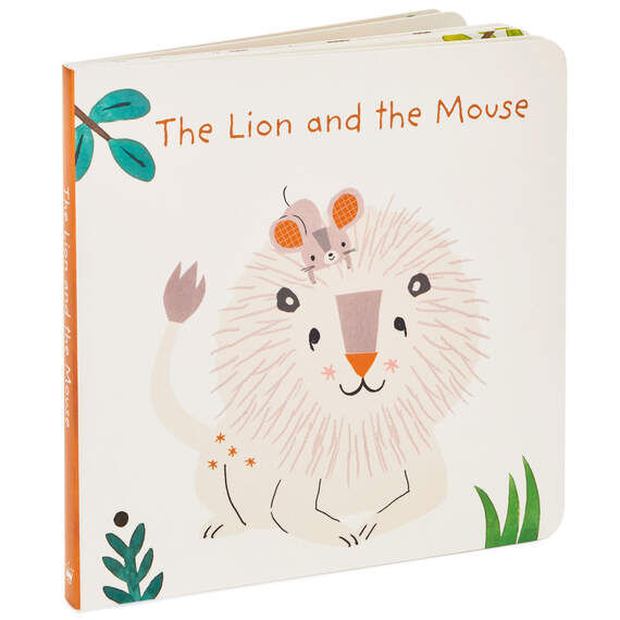 Hallmark Gifts - The Lion and the Mouse Board Book and Lion Lovey Blanket Set