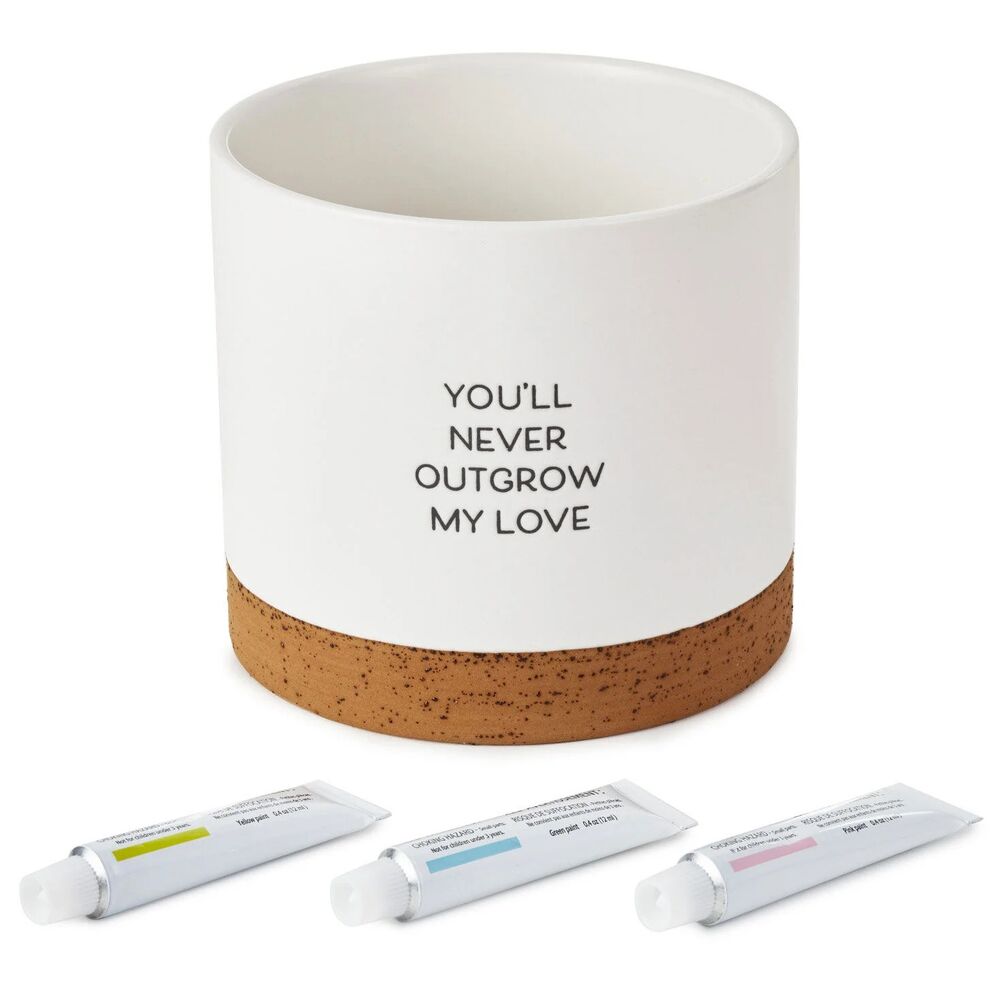 Hallmark Gifts - Never Outgrow My Love Planter Handprint Kit