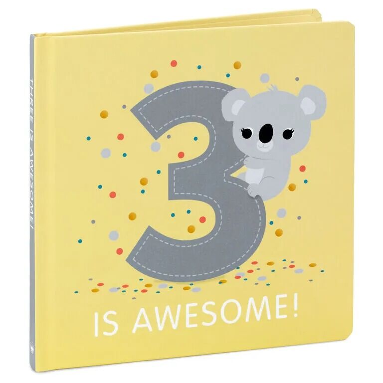 Hallmark Gifts - Three Is Awesome! Birthday Book