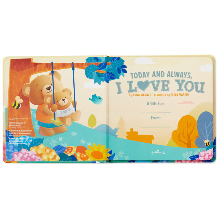 Hallmark Gifts - Today and Always, I Love You Book