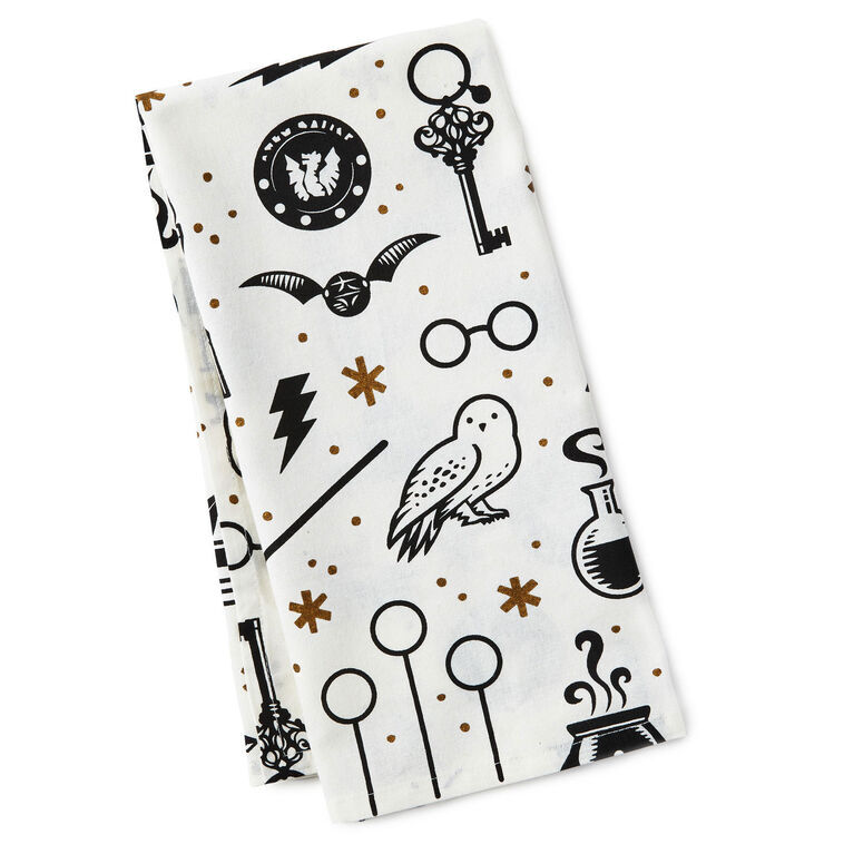 Hallmark Gifts - Harry Potter Wizarding Icons Tea Towel