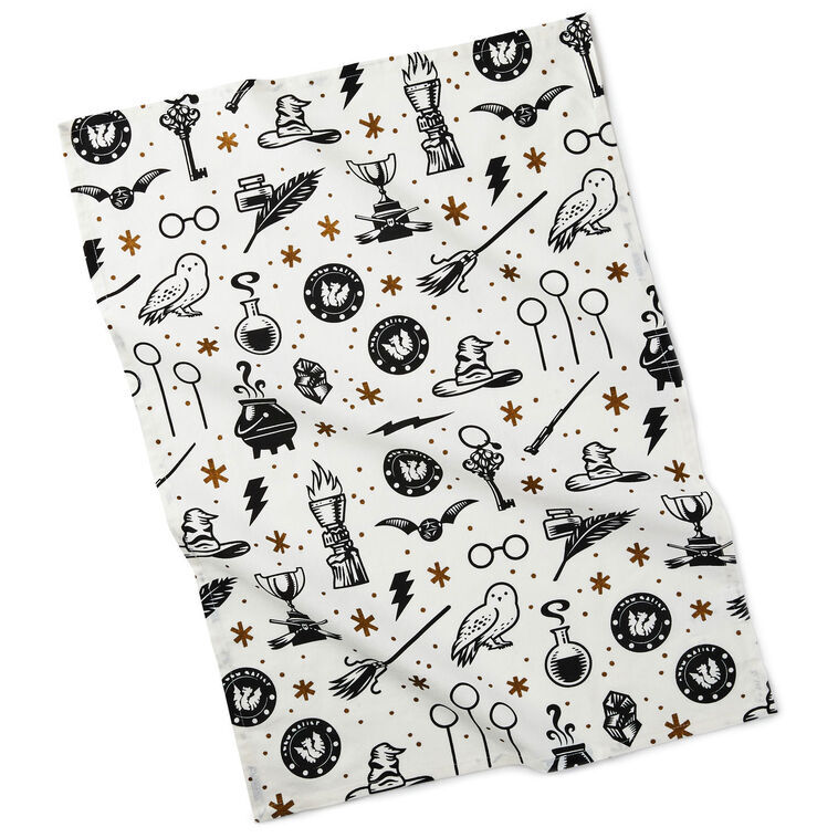 Hallmark Gifts - Harry Potter Wizarding Icons Tea Towel
