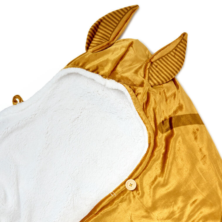 Hallmark Gifts - Harry Potter Golden Snitch Hooded Blanket