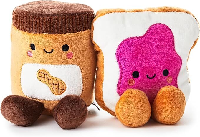 Hallmark Better Together Magnetic Plush - Peanut Butter and Jelly