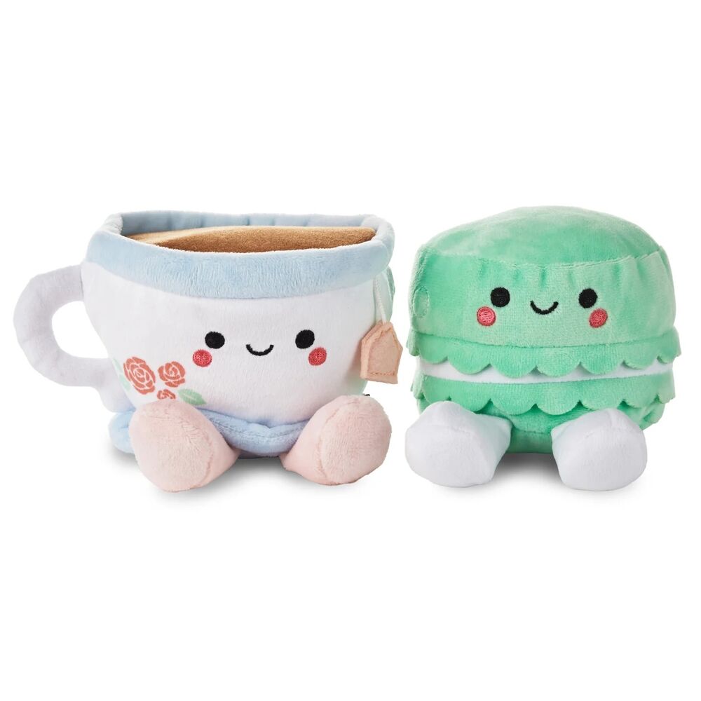 Hallmark Better Together Magnetic Plush - Teacup and Macaron