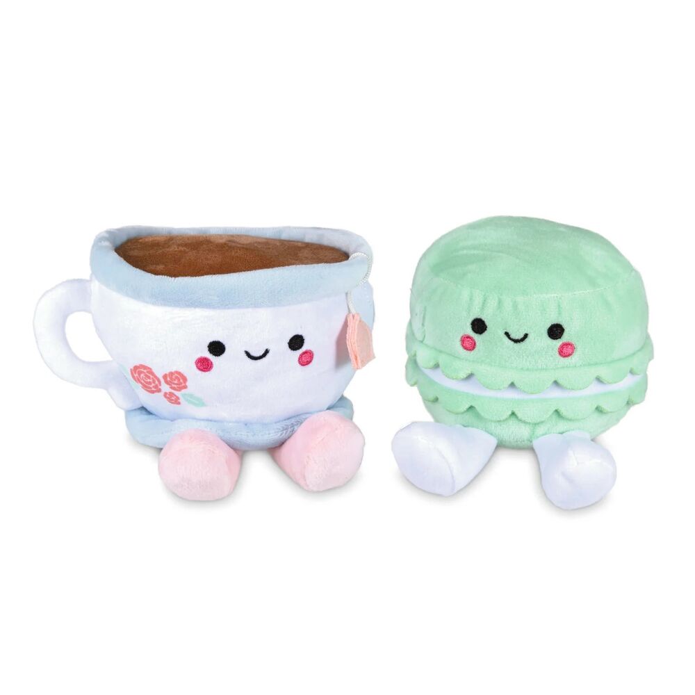 Hallmark Better Together Magnetic Plush - Teacup and Macaron