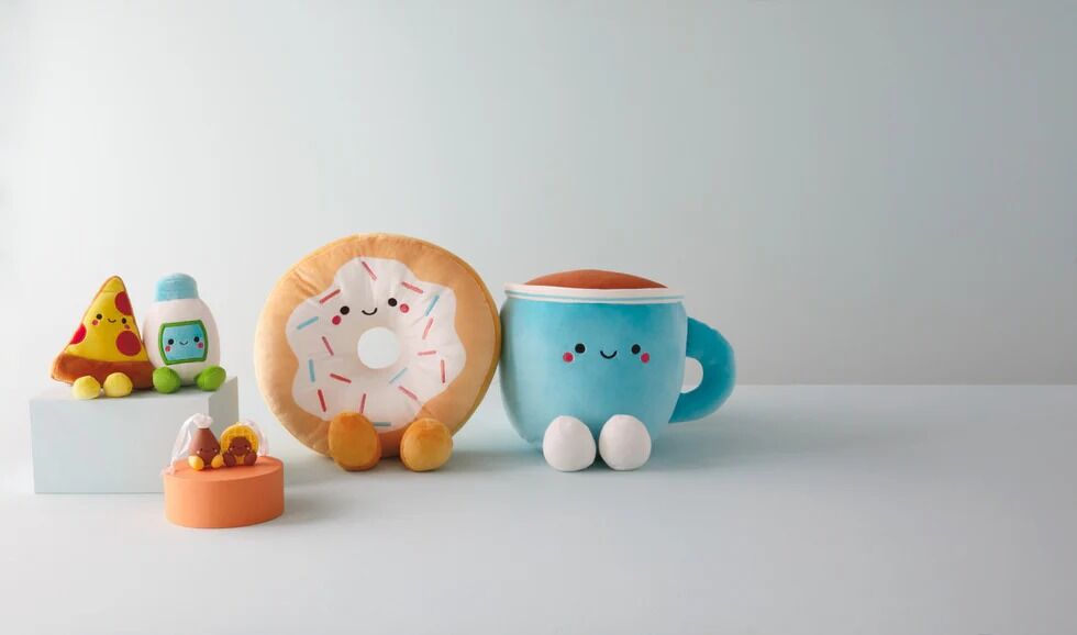 Hallmark Better Together Magnetic Plush - Coffee and Donut - Large