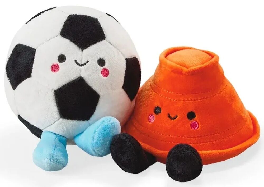 Hallmark Better Together Magnetic Plush - Soccer and Cone