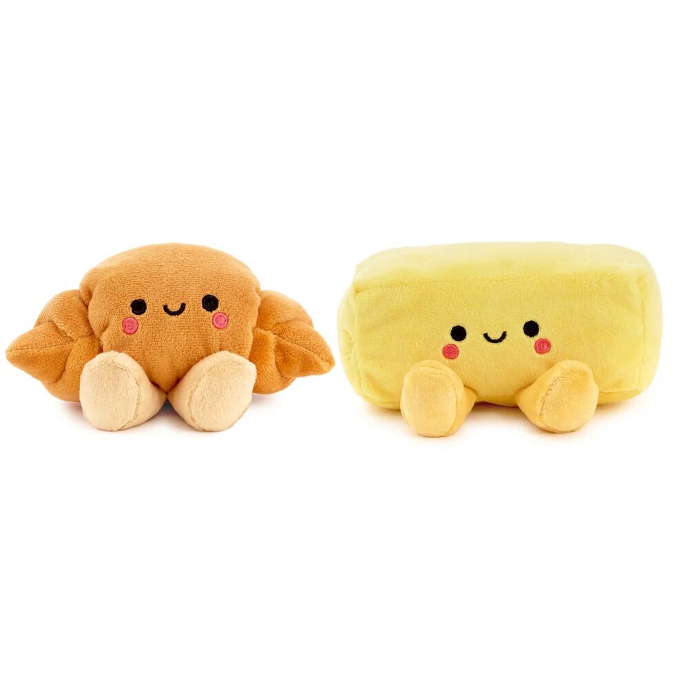Hallmark Better Together Magnetic Plush - Croissant and Butter