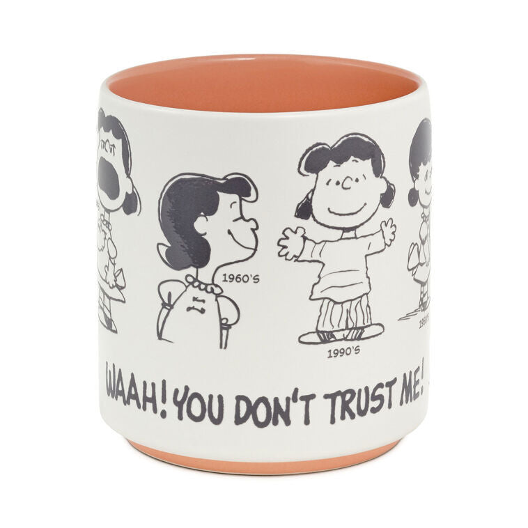 Hallmark Gifts - Peanuts 75th Anniversary Lucy Through The Decades Mug
