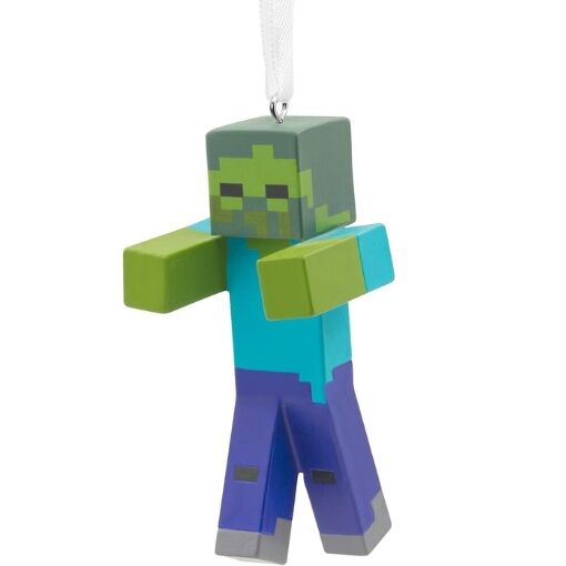 Hallmark Resin Hanging Ornament - Minecraft Zombie