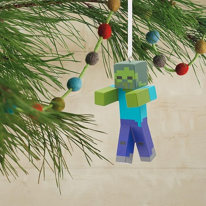 Hallmark Resin Hanging Ornament - Minecraft Zombie