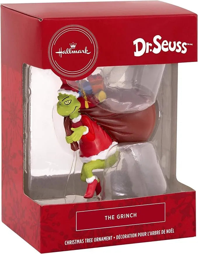 Hallmark Resin Hanging Ornament - Dr Seuss How The Grinch Stole Christmas