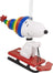 Hallmark Resin Hanging Ornament - Peanuts Snoopy on Sled