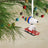 Hallmark Resin Hanging Ornament - Peanuts Snoopy on Sled