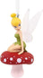 Hallmark Resin Hanging Ornament - Disney Tinker Bell on Mushroom