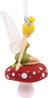 Hallmark Resin Hanging Ornament - Disney Tinker Bell on Mushroom
