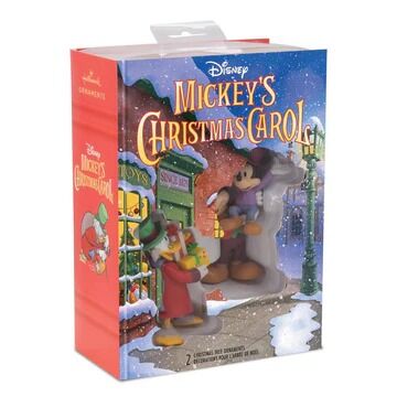 Hallmark Hanging Ornament - Disney Mickey's Christmas Carol (Set of 2)