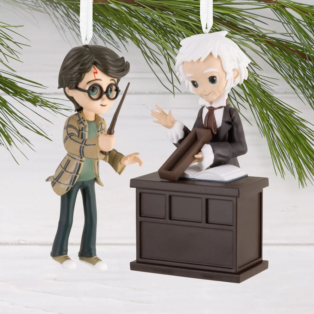 Hallmark Hanging Ornament - Harry Potter and Ollivander (Set of 2)