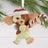 Hallmark Resin Hanging Ornament - Gremlins Gizmo in Santa Hat